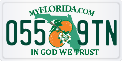 FL license plate 0559TN
