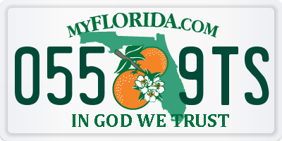 FL license plate 0559TS