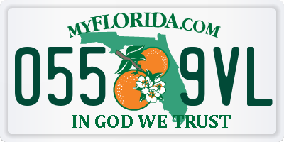 FL license plate 0559VL