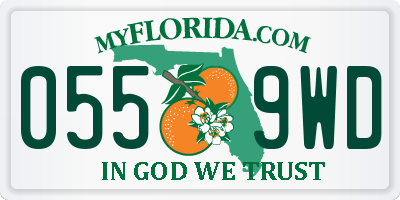 FL license plate 0559WD