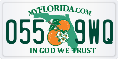 FL license plate 0559WQ