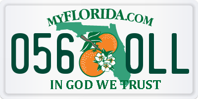 FL license plate 0560LL