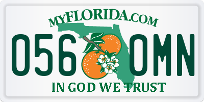 FL license plate 0560MN