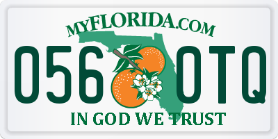 FL license plate 0560TQ