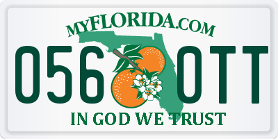 FL license plate 0560TT
