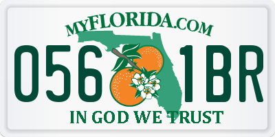 FL license plate 0561BR