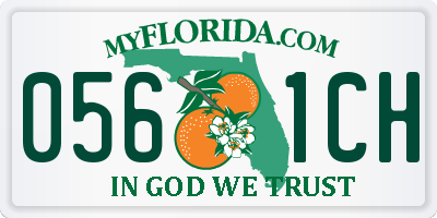 FL license plate 0561CH