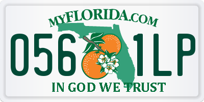 FL license plate 0561LP