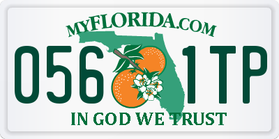 FL license plate 0561TP