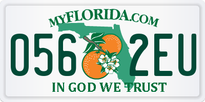 FL license plate 0562EU