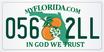 FL license plate 0562LL