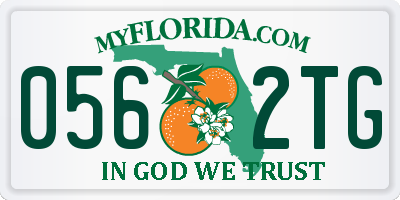 FL license plate 0562TG