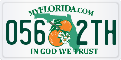 FL license plate 0562TH