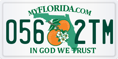 FL license plate 0562TM