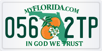 FL license plate 0562TP