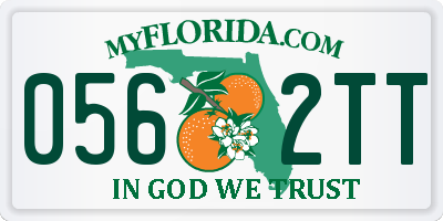 FL license plate 0562TT