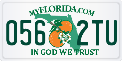 FL license plate 0562TU