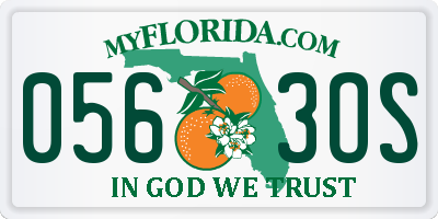 FL license plate 0563OS