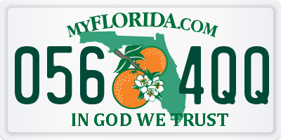 FL license plate 0564QQ