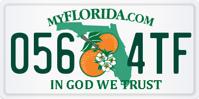 FL license plate 0564TF