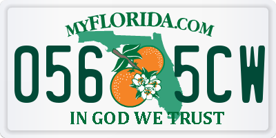 FL license plate 0565CW