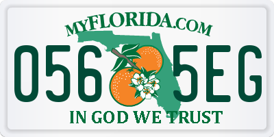 FL license plate 0565EG