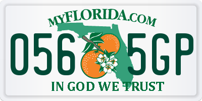 FL license plate 0565GP