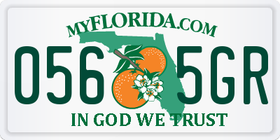 FL license plate 0565GR