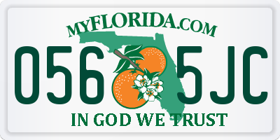 FL license plate 0565JC