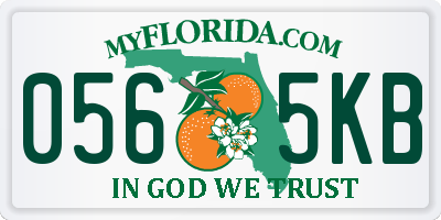 FL license plate 0565KB