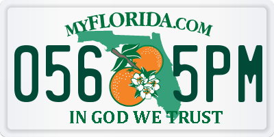 FL license plate 0565PM