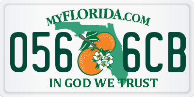 FL license plate 0566CB