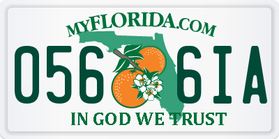 FL license plate 0566IA