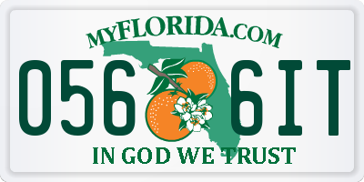 FL license plate 0566IT