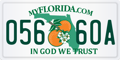 FL license plate 0566OA