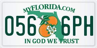 FL license plate 0566PH
