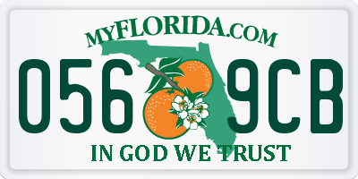 FL license plate 0569CB