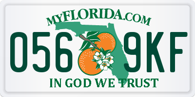 FL license plate 0569KF