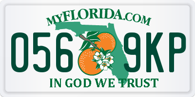 FL license plate 0569KP