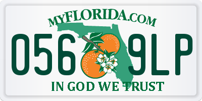 FL license plate 0569LP