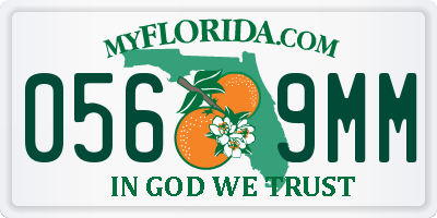 FL license plate 0569MM
