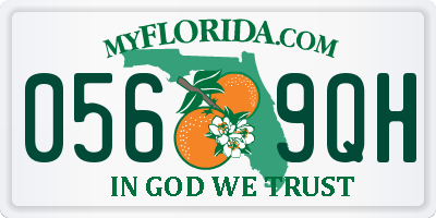 FL license plate 0569QH
