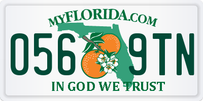 FL license plate 0569TN