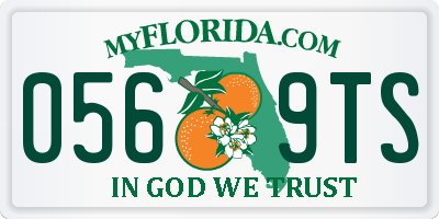 FL license plate 0569TS