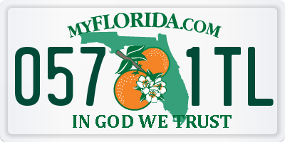 FL license plate 0571TL