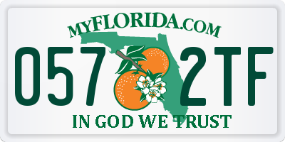 FL license plate 0572TF