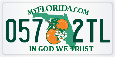 FL license plate 0572TL