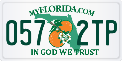 FL license plate 0572TP