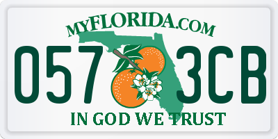 FL license plate 0573CB