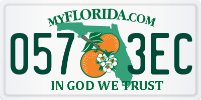 FL license plate 0573EC